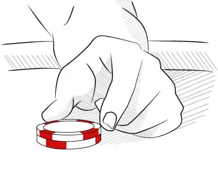 Betting 2 chips